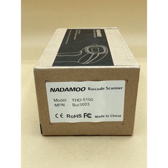 NADAMOO YHD-5100 BUR3003 433MHz Barcode Scanner NEW In Box - Picture 4 of 11
